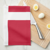 Vlag van Denemarken Theedoek (Quarter Fold)