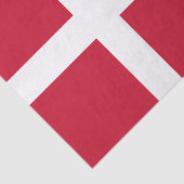 Vlag van Denemarken Tissuepapier (Detail)