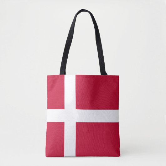 Vlag van Denemarken Tote Bag (Voorkant)