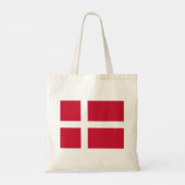 Vlag van Denemarken Tote Bag (Achterkant)
