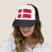 Vlag van Denemarken Trucker Pet (In situ)