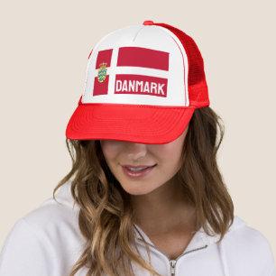 Vlag van Denemarken Trucker Pet