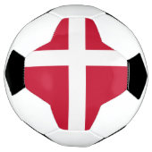 Vlag van Denemarken Voetbal (Gedraaid)