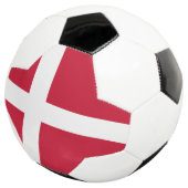 Vlag van Denemarken Voetbal (Drie kwart)