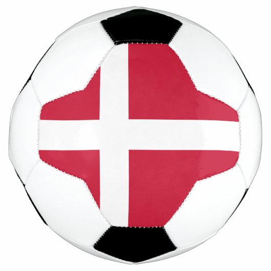 Vlag van Denemarken Voetbal (Voorkant)