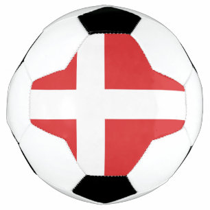 Vlag van Denemarken Voetbal