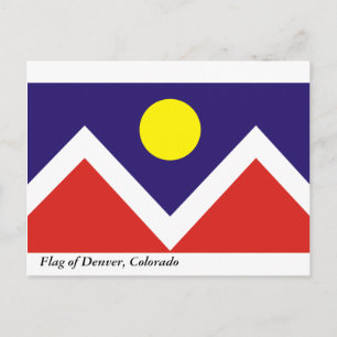 Vlag van Denver Briefkaart