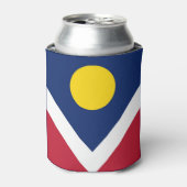 Vlag van Denver, Colorado Blikjeskoeler (Blikje Voorkant)