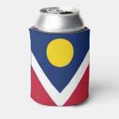 Vlag van Denver, Colorado Blikjeskoeler (Blikje Achterkant)