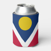vlag van Denver (Colorado) Blikjeskoeler (Blikje Voorkant)