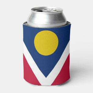 vlag van Denver (Colorado) Blikjeskoeler