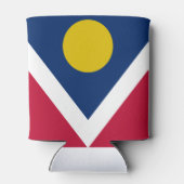 vlag van Denver (Colorado) Blikjeskoeler (Achterkant)