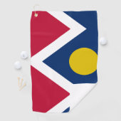 vlag van Denver (Colorado) Golfhanddoek (Insitu)