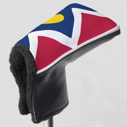 Vlag van Denver, Colorado Golfheadcover (3/4 voorkant)