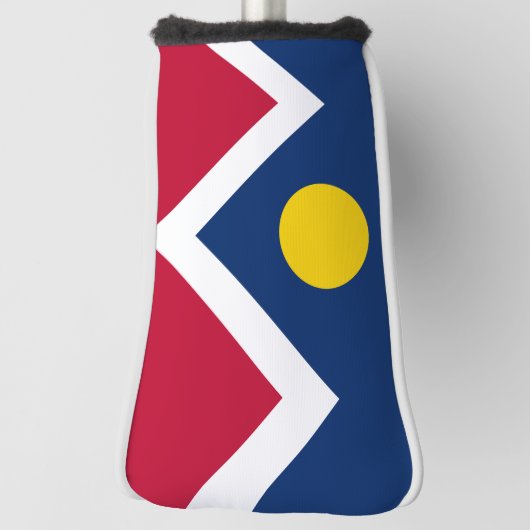 Vlag van Denver, Colorado Golfheadcover (Draai 90)