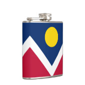 Vlag van Denver, Colorado Heupfles (Rechts)