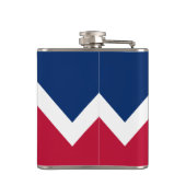 Vlag van Denver, Colorado Heupfles (Achterkant)