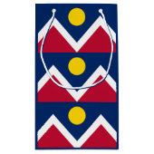 Vlag van Denver, Colorado Klein Cadeauzakje (Achterkant)
