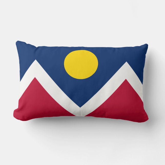 Vlag van Denver, Colorado Kussen (Voorkant)