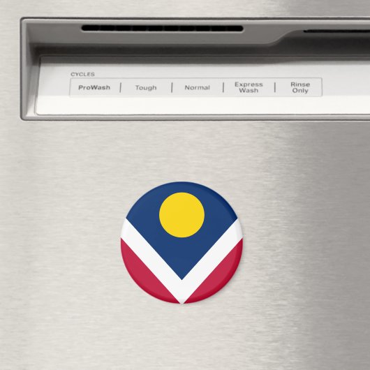 Vlag van Denver, Colorado Magneet (Insitu (Vaatwasser))