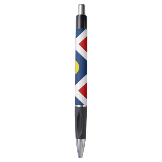 vlag van Denver (Colorado) Pen (Voorkant Verticaal)