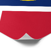 Vlag van Denver, Colorado Poster (Hoek)