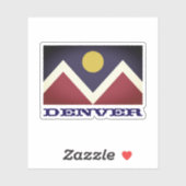 Vlag van Denver, Colorado Sticker (Vel)