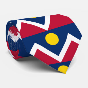 Vlag van Denver, Colorado Stropdas