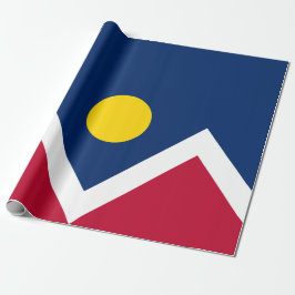 Vlag van Denver (Colorado, Verenigde Staten) Cadeaupapier