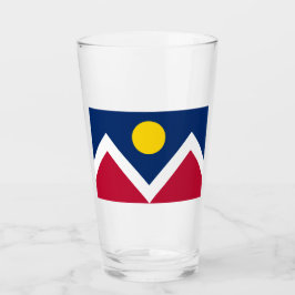 Vlag van Denver (Colorado, Verenigde Staten) Glas