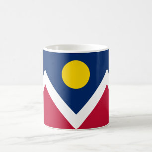 Vlag van Denver (Colorado, Verenigde Staten) Koffiemok