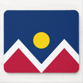 Vlag van Denver (Colorado, Verenigde Staten) Muismat