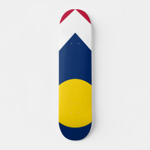 Vlag van Denver, Colorado, Verenigde Staten Persoonlijk Skateboard