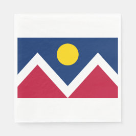 Vlag van Denver (Colorado, Verenigde Staten) Servet
