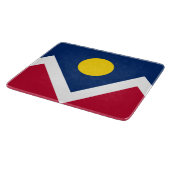 Vlag van Denver (Colorado, Verenigde Staten) Snijplank (Hoek)
