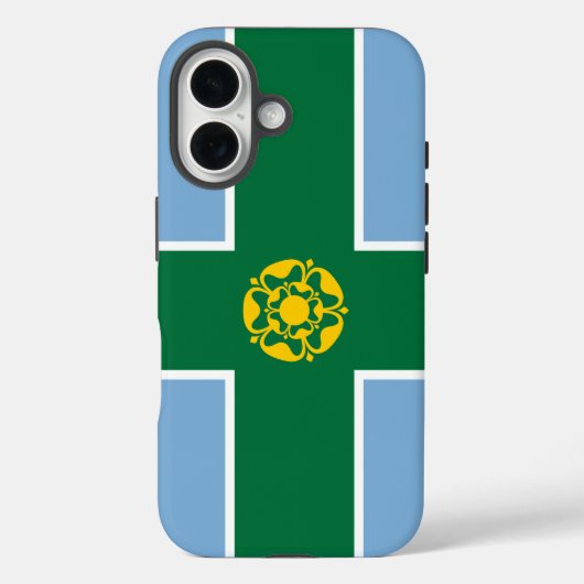 Vlag van Derbyshire Case-Mate iPhone Case (Achterkant)