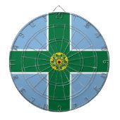 Vlag van Derbyshire (County of England, Verenigd K Dartbord (Voorkant)