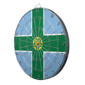 Vlag van Derbyshire (County of England, Verenigd K Dartbord (Voorkant Rechts)