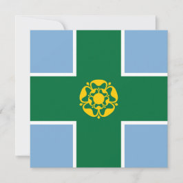 Vlag van Derbyshire (County of England, Verenigd K Kaart