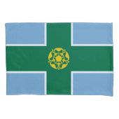 Vlag van Derbyshire (County of England, Verenigd K Kussensloop (Voorkant-Links)