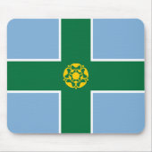 Vlag van Derbyshire (County of England, Verenigd K Muismat (Voorkant)