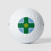 Vlag van Derbyshire Golfballen (Voorkant)