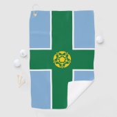 Vlag van Derbyshire  Golfhanddoek (Insitu)