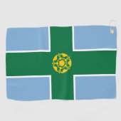 Vlag van Derbyshire  Golfhanddoek (Horizontaal)