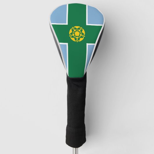 Vlag van Derbyshire Golfheadcover (Voorkant)
