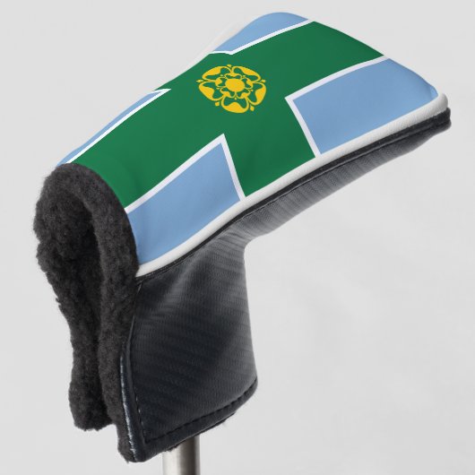 Vlag van Derbyshire Golfheadcover (3/4 voorkant)