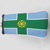 Vlag van Derbyshire Golfheadcover (Voorkant)