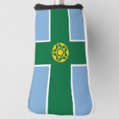 Vlag van Derbyshire Golfheadcover (Draai 90)