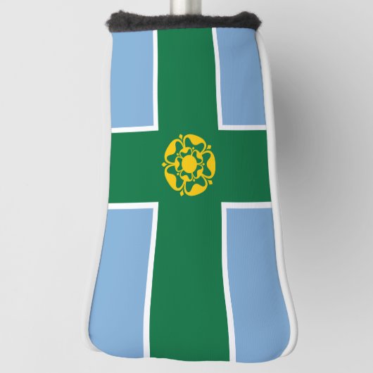 Vlag van Derbyshire Golfheadcover (Draai 90)