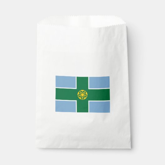 Vlag van Derbyshire (Graafschap van Engeland, VK) Bedankzakje (Voorkant)